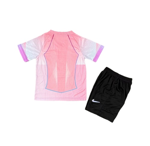 Kids-Barcelona 25/26 Pink/Black Training Jersey
