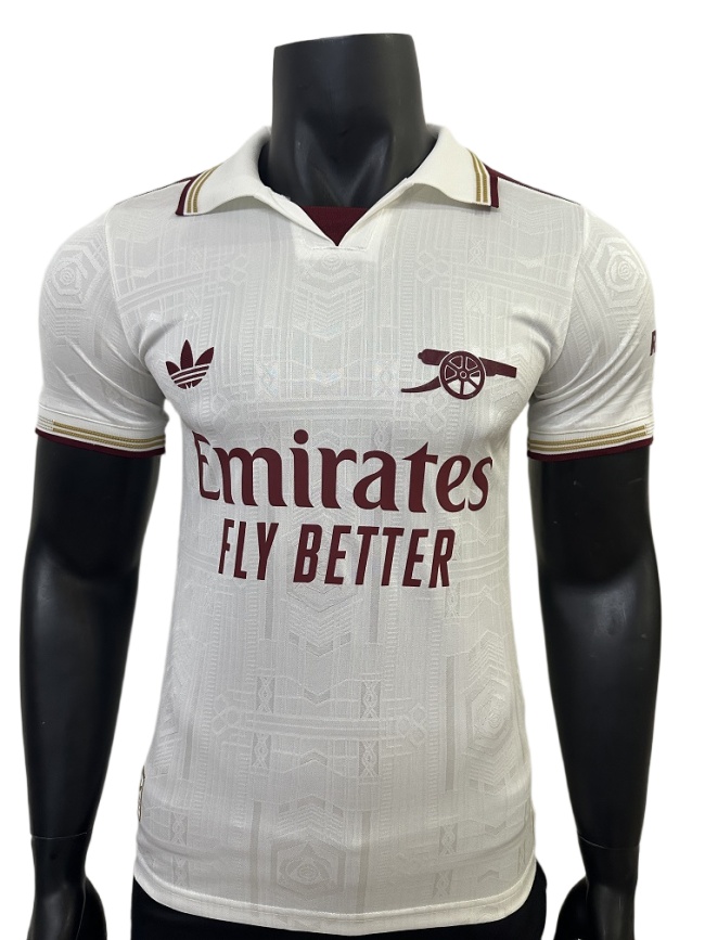Arsenal 25/26 Third White Soccer Jersey(Player)