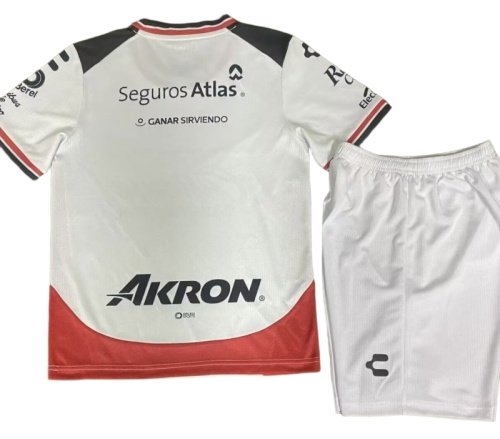 Kids-Atlas 25/26 Away White Soccer Jersey