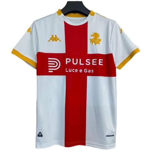 Genoa 25/26 Away White Soccer Jersey