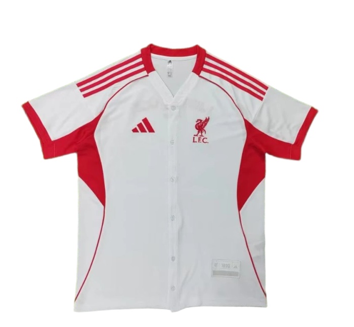 Liverpool 25/26 Special White Baseball Jersey