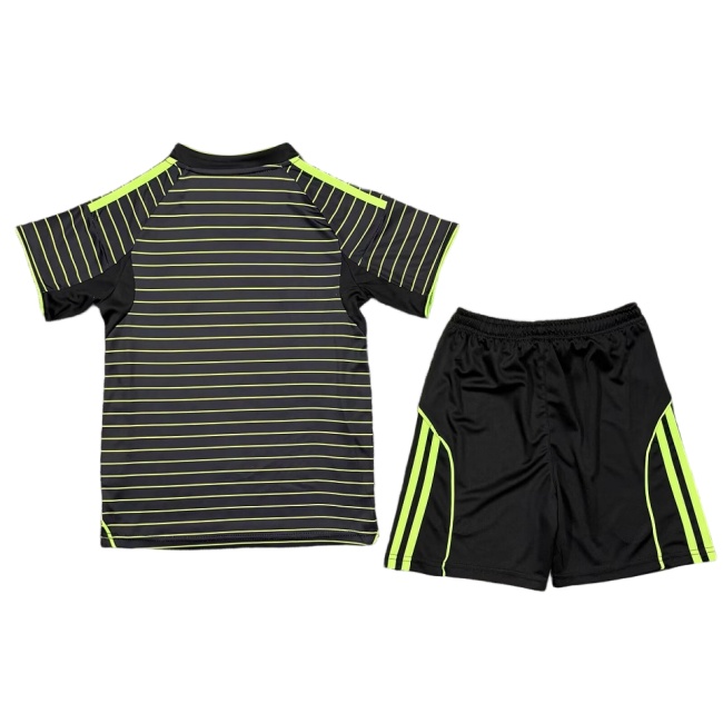 Kids-Celtic 25/26 Away Black/Green Soccer Jersey