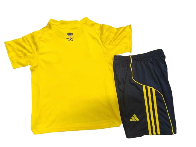 Kids-Al-Nassr 25/26 Home Soccer Jersey