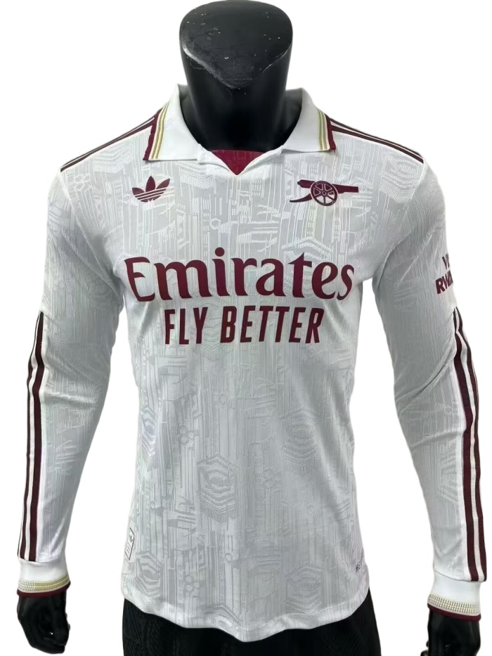 Arsenal 25/26 Third White Long Jersey(Player)