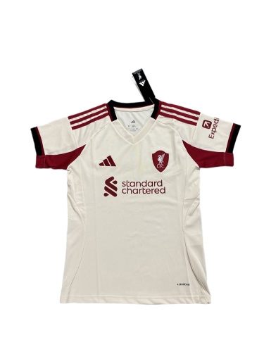 Liverpool Woman 25/26 Away Light Beige Jersey
