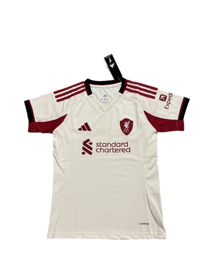 Liverpool Woman 25/26 Away Light Beige Jersey