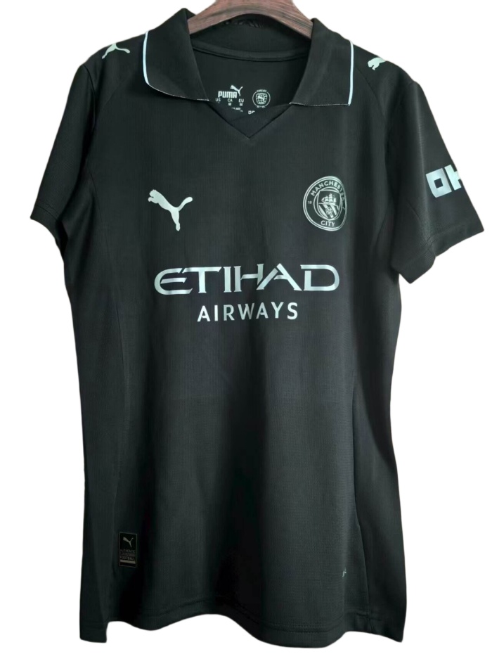 Manchester City Woman 25/26 Away Black Jersey