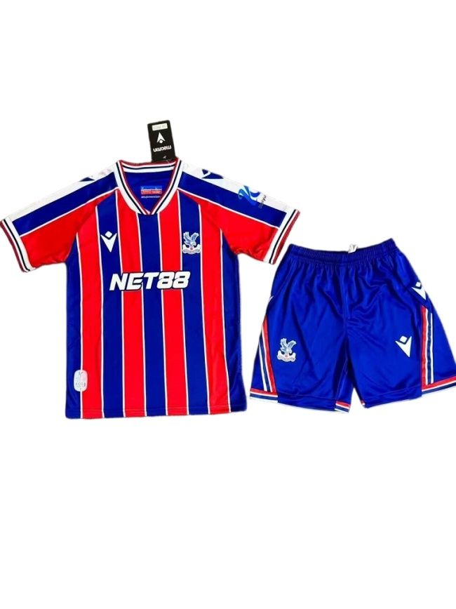 Kids-Crystal Palac 25/26 Home Soccer Jersey