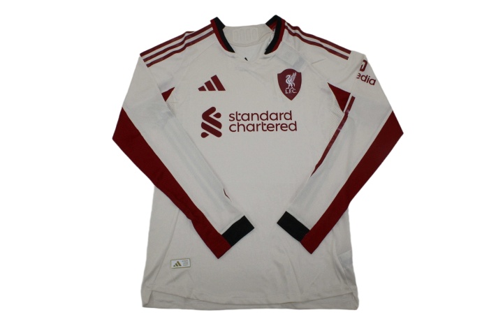 Liverpool 25/26 Away Light Beige Long Jersey(Player)