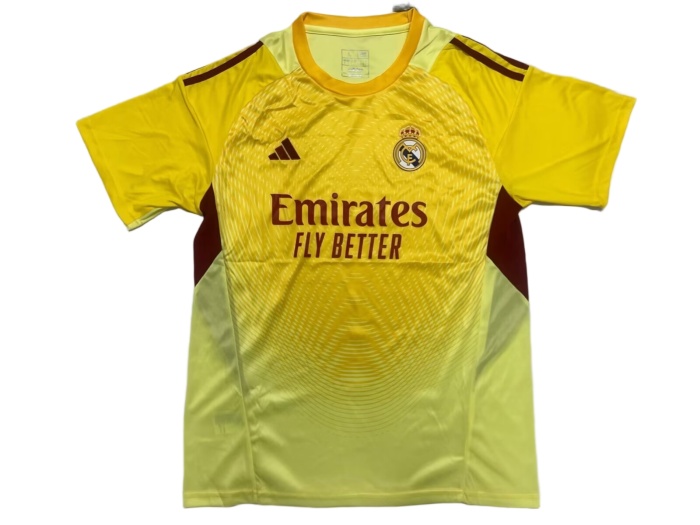 Real Madrid 25/26 GK Yellow Soccer Jersey