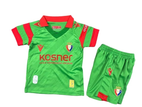 Kids-Osasuna 25/26 Away Green Soccer Jersey