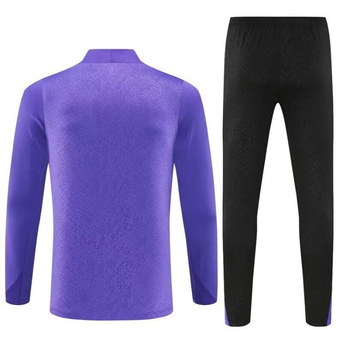 Barcelona 25/26 Tracksuit - Purple/Black/White