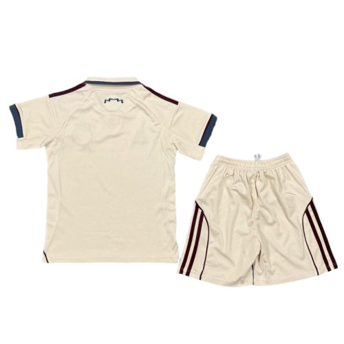 Kids-Ajax 25/26 Third Light Beige Soccer Jersey