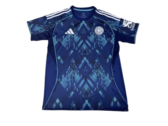 Leicester City 25/26 Away Dark Blue Soccer Jersey