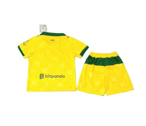 Kids-AC Milan 25/26 Third Yellow Soccer Jersey