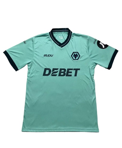 Wolves 25/26 Away Mint Green Soccer Jersey