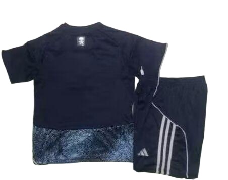 Kids-Al-Nassr 25/26 Away Navy Blue Soccer Jersey