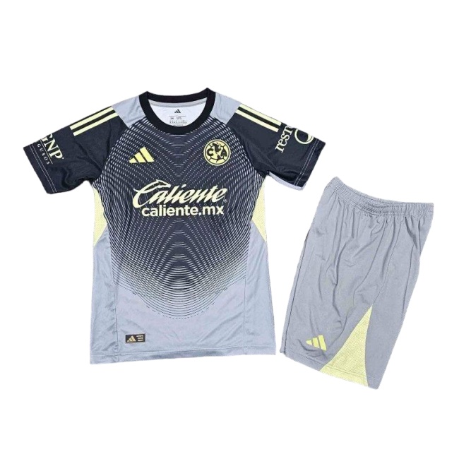 Kids-Club America 25/26 GK Grey Soccer Jersey