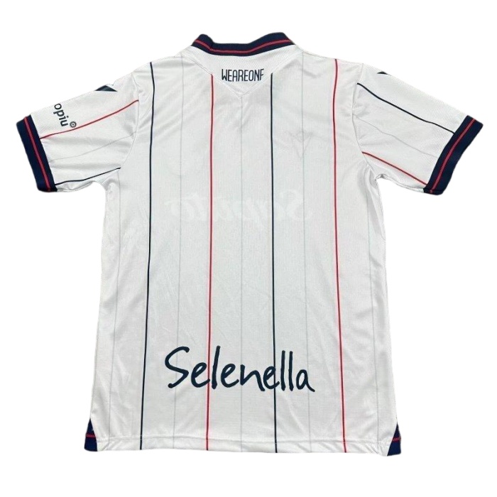 Bologna 25/26 Away White Soccer Jersey
