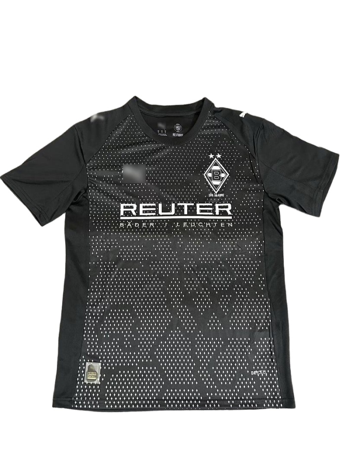 Monchengladbach 25/26 Third Black Soccer Jersey