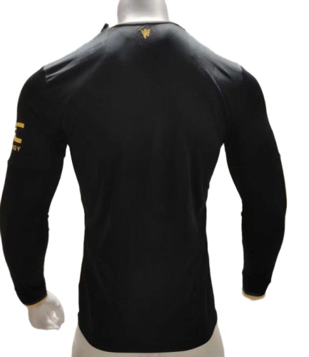 Manchester Utd 25/26 Third Black Long Jersey(Player)