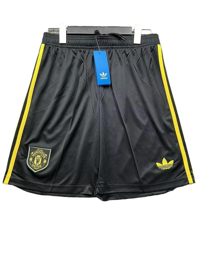 Manchester Utd 25/26 Third Black Long Jersey(Player)