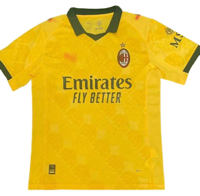 AC Milan 25/26 Third Yellow Soccer Jersey
