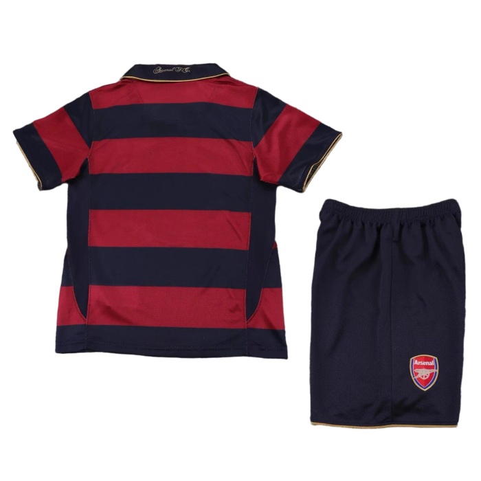 Kids-Arsenal 06/08 Away Red/Blue Soccer Jersey