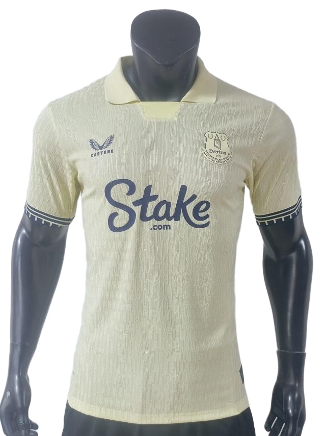 Everton 25/26 Away Light Beige Soccer Jersey(Player)