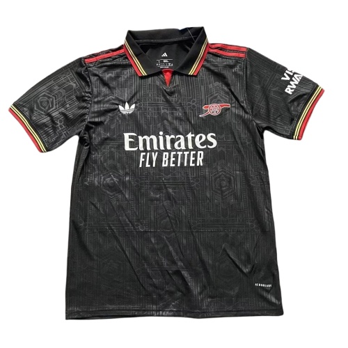 Arsenal 25/26 Black/White/Red Training Jersey