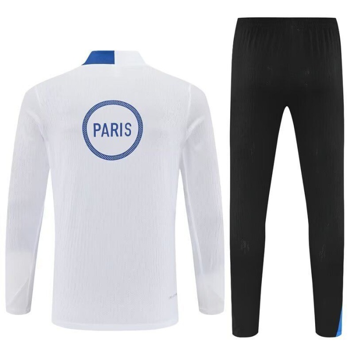 Paris St Germain 25/26 Tracksuit - White/Blue
