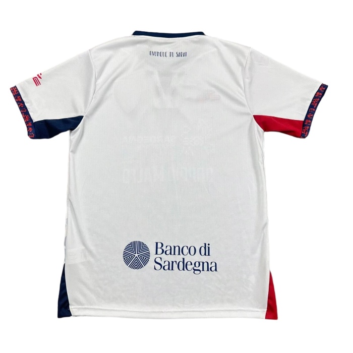 Cagliari 25/26 Away White Soccer Jersey