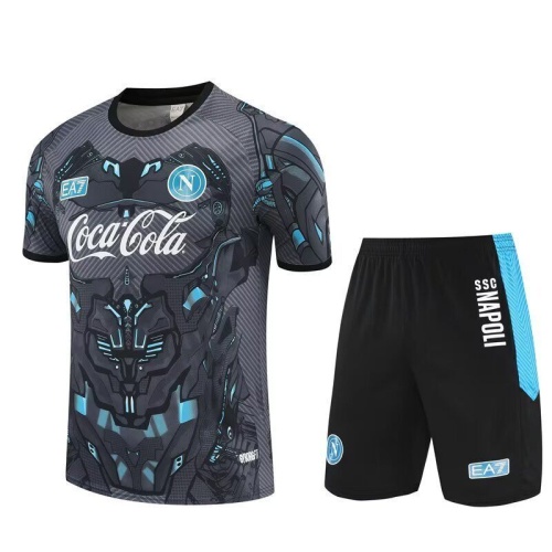 Napoli 25/26 Dark Grey Training Kit Jerseys
