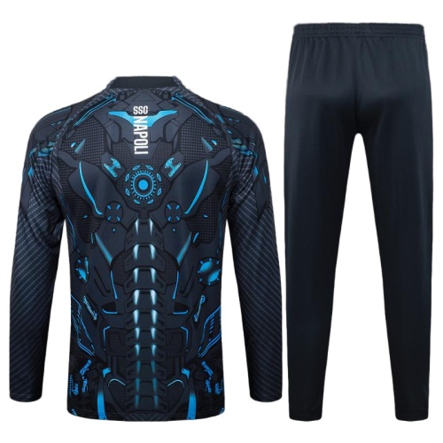 Napoli 25/26 Tracksuit - Dark Grey/Blue