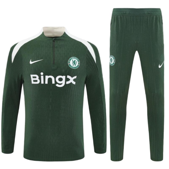 Chelsea 25/26 Tracksuit - Green/White