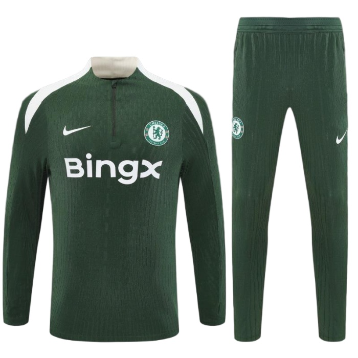Chelsea 25/26 Tracksuit - Green/White