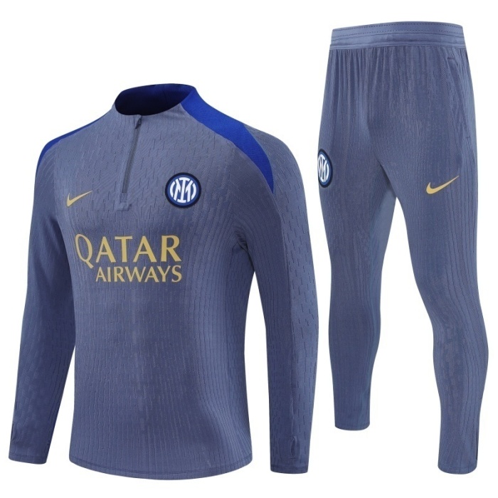 Inter Milan 25/26 Tracksuit - Grey/Blue