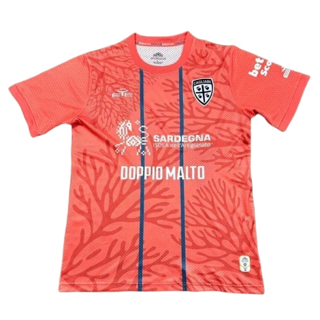 Cagliari 25/26 Fourth Red/Orange Soccer Jersey