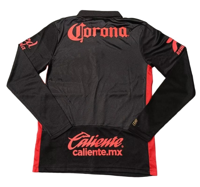 Toluca 25/26 Third Black Long Soccer Jersey