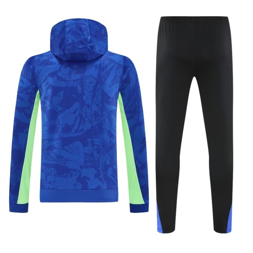 Barcelona 25/26 Hoodie Tracksuit - Blue/Green