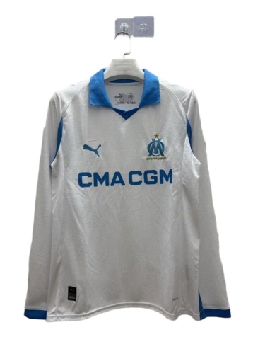 Marseilles 25/26 Home Long Soccer Jersey