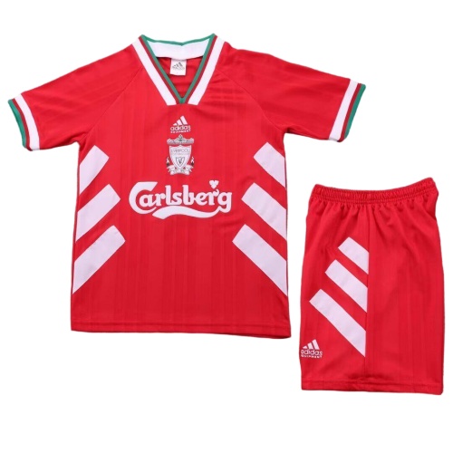 Kids-Liverpool 93/95 Home Soccer Jersey