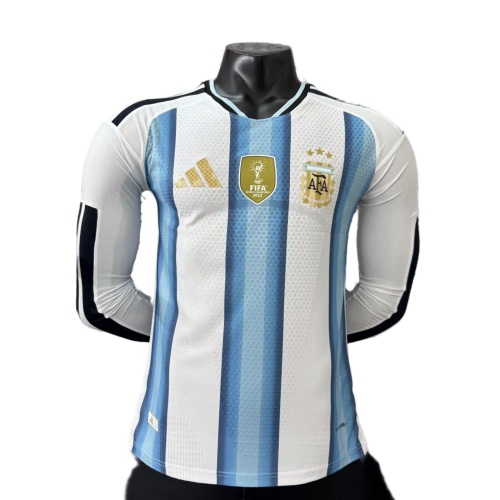 Argentina 2026 World Cup Home Long Jersey(Player)