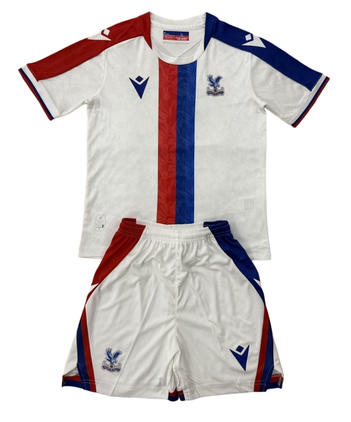 Kids-Crystal Palac 25/26 Third White Soccer Jersey
