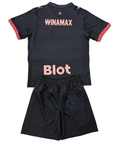 Kids-Stade Rennais 25/26 Third Black Soccer Jersey