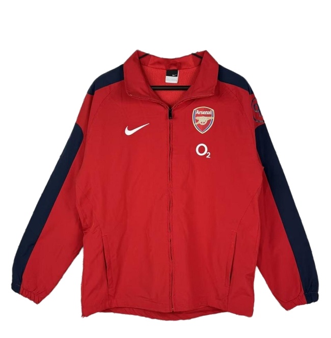Arsenal 04/05 Retro Wind Coat - Red