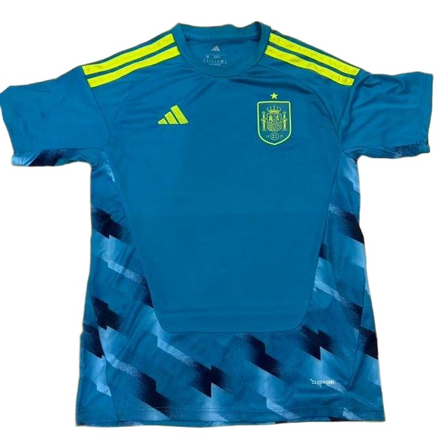 Spain 2026 World Cup GK Blue Soccer Jersey