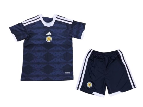 Kids-Scotland 2026 World Cup Home Soccer Jersey