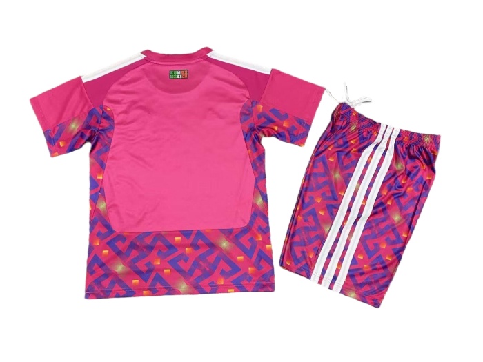 Kids-Mexico 2026 World Cup GK Pink Soccer Jersey