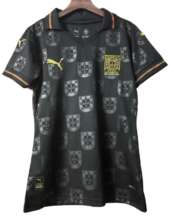 Portugal Woman 25/26 Special Black Soccer Jersey